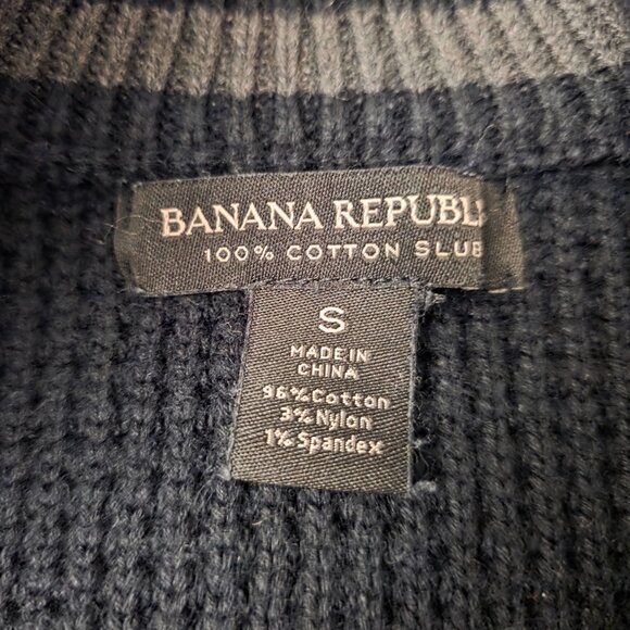 Banana Republic Cotton Mock Neck Cardigan Jacket, Men's Small - Picture 7 of 7